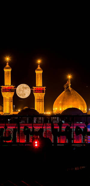 Madina Full Hd Full Moon Wallpaper