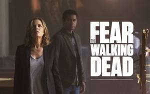 Madison Clark And Travis Manawa In Fear The Walking Dead Wallpaper