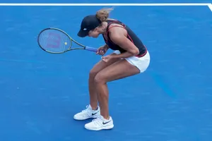 Madison Keys Celebrates Victory Wallpaper