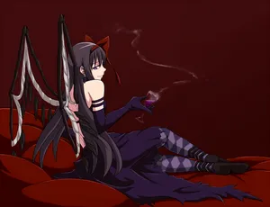 Madoka Magica Bat Wings Wallpaper
