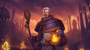 Mage Khadgar Hearthstone Wallpaper