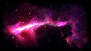 Magenta Space Background Wallpaper