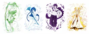Magi The Kingdom Of Magic Drawing Wallpaper