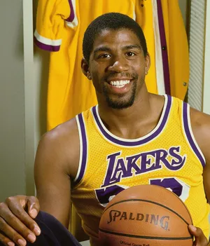 Magic Johnson Lakers Player Wallpaper