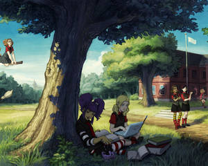 Magic School For Witches Wallpaper