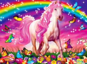 Magical Lisa Frank Unicorn Wallpaper