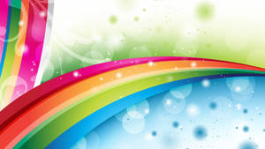 Magical Rainbow Color Design Wallpaper