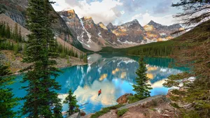 Magnificent Lake In Nature Wallpaper