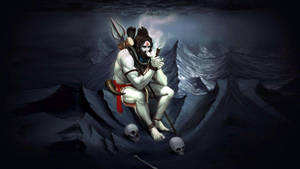 Mahadev On Mountain Wallpaper