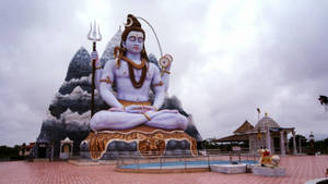 Mahadev Outdoor Statue Wallpaper