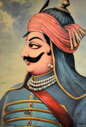 Maharana Pratap Digital Painting 4k Wallpaper