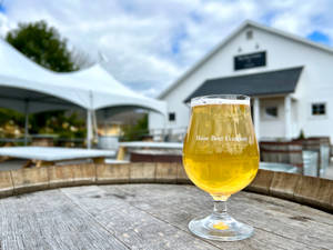 Maine Beer Company Glass Outdoors Wallpaper