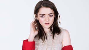 Maisie Williams In A Stunning Outdoor Portrait Wallpaper