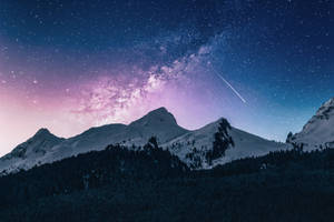 Majestic Alpine Peaks Wallpaper