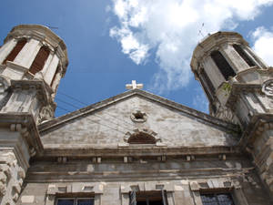 Majestic Catholic Church In Antigua, Antigua And Barbuda Wallpaper