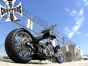 Majestic Custom Bike By West Coast Choppers Wallpaper