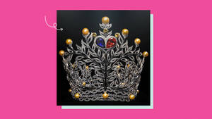 Majestic Filipina Miss Universe Crown Wallpaper