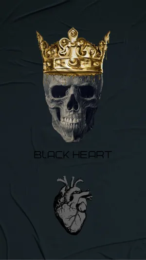 Majestic King With A Black Heart Wallpaper
