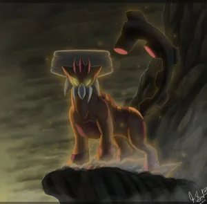 Majestic Landorus In Action Wallpaper