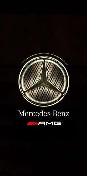 Majestic Mercedes-benz Amg Logo Wallpaper