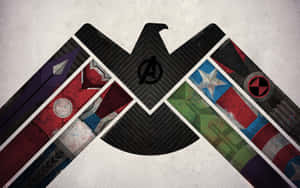 Majestic Shield On A Textured Background Wallpaper