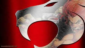 Majestic Silhouette Of Lion-o, Leader Of The Thundercats Wallpaper