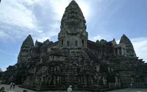 Majestic Sunrise Over Ancient Angkor Wat Temple, Cambodia Wallpaper