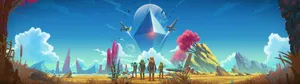 Majestic Universe Exploration - No Man's Sky Game Scene Wallpaper