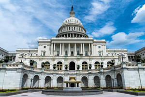 Majestic View Of Capitol Hill Wallpaper