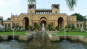Majestic View Of Orangery Palace In Potsdam Wallpaper