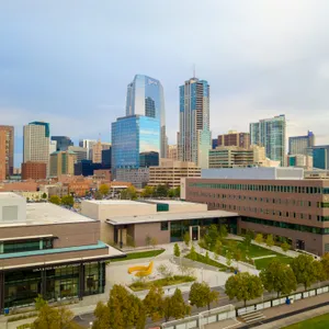 Majestic View Of University Of Colorado Denver Campus Buildings Wallpaper