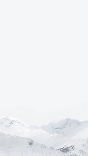 Majestic White Snowcapped Mountain Wallpaper
