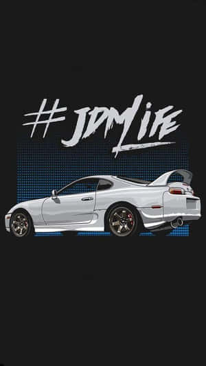 Make A Statement With A Jdm Supra Wallpaper