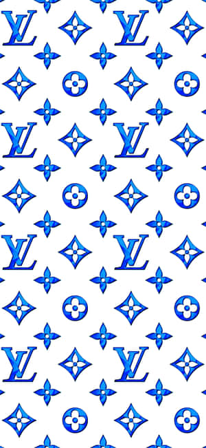 “make A Stylish And Luxurious Statement In Louis Vuitton Blue” Wallpaper