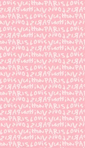 Make An Iconic Statement With This Luxuriously Branded Louis Vuitton Pink Handbag. Wallpaper
