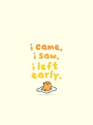 Make Fun Calls With Gudetama! Wallpaper