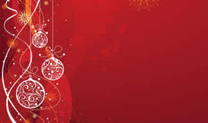 Make This Red Aesthetic Christmas Unforgettably Magical! Wallpaper