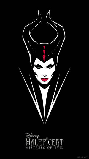 Maleficent Minimalist Poster Wallpaper