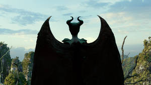 Maleficent Overlooking The Moors Wallpaper