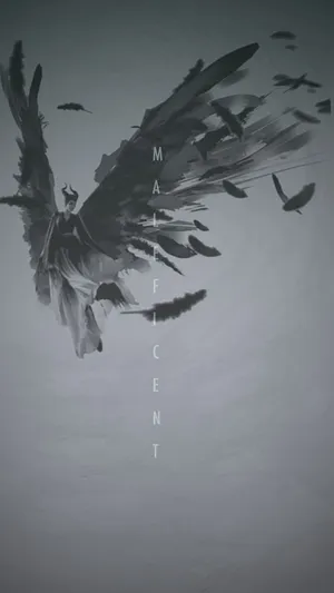 Maleficent Text Art Wallpaper