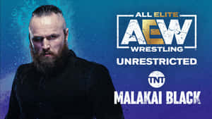 Malevolent Malakai Black Aew Unrestricted Wallpaper