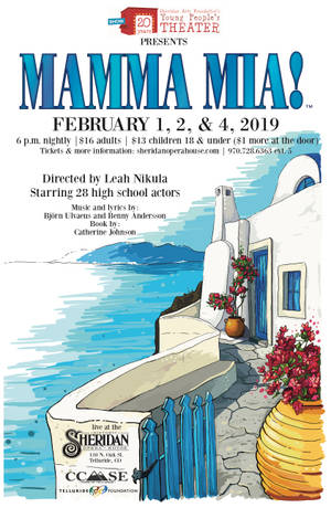 Mamma Mia Poster Title Illustration Wallpaper