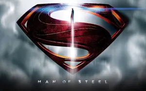 Man Of Steel Superman Logo Wallpaper