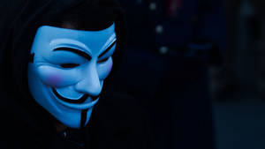 Man's Face Wearing Vendetta Mask Wallpaper