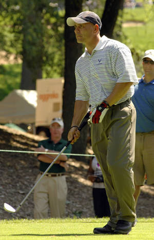 Man With A Club Golf Phone Wallpaper