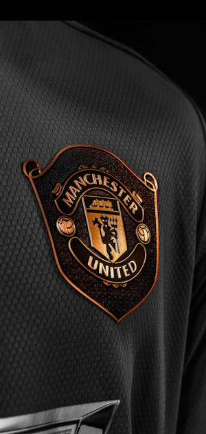 Manchester United Black And Gold Iphone Wallpaper