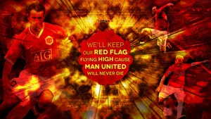 Manchester United Red Poster Wallpaper