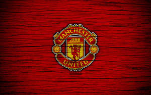 Manchester United Stamp Wood Wallpaper