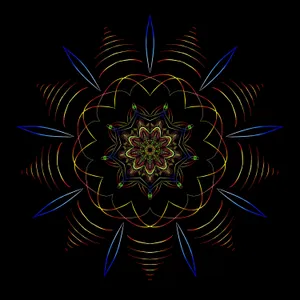 Mandala Digital Doodle Wallpaper