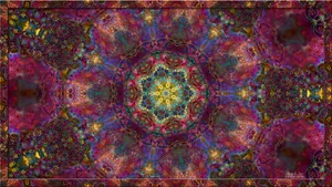 Mandala Psychedelic Art Wallpaper